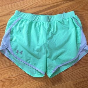 Under armour shorts green size small